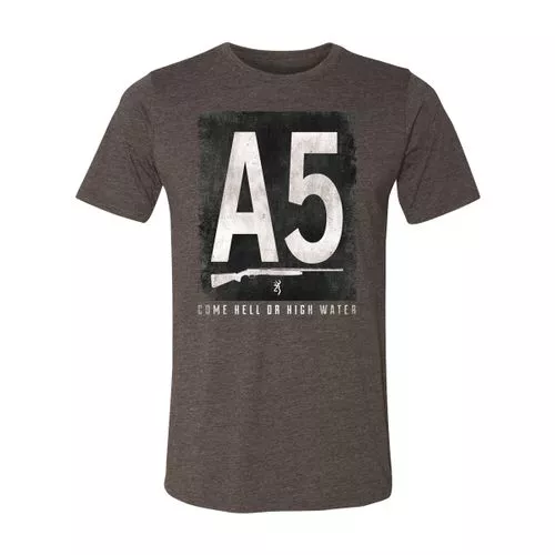 Browning Men's Block A5 T-Shirt - Charcoal