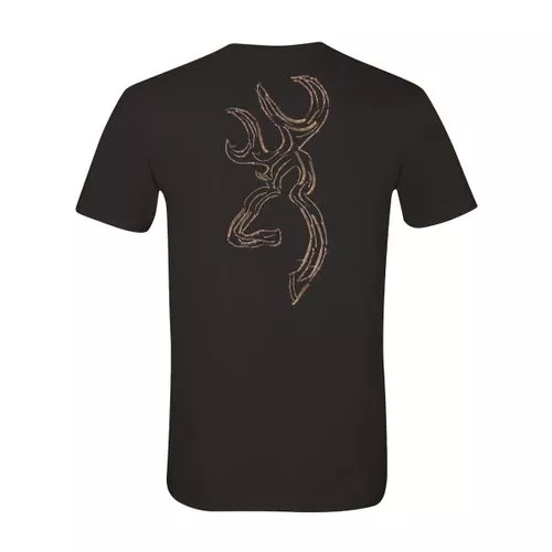 Browning Men's Twig Buckmark T-Shirt - Black