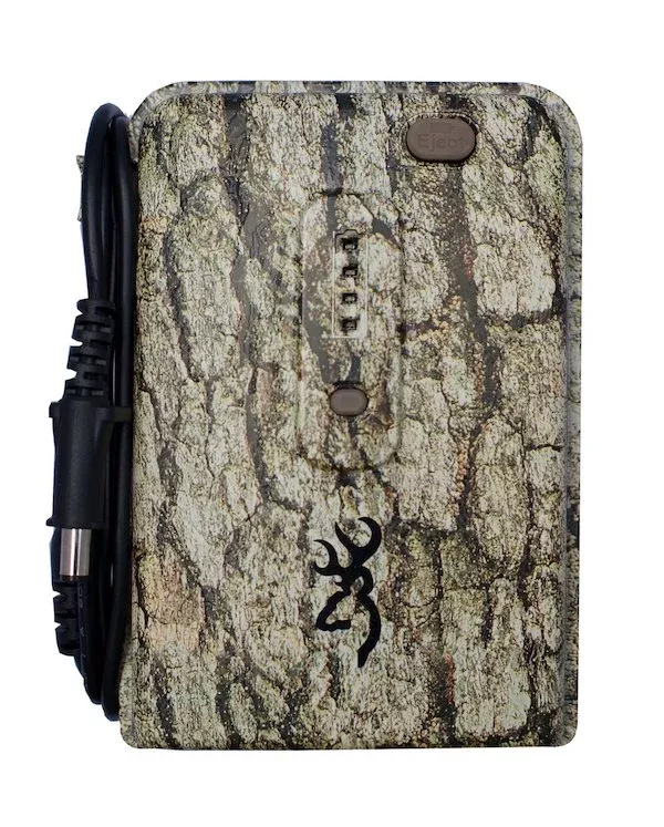 BROWNING TRAIL CAMERAS External Power Pack for Trail Cameras, 8 AA, Tester, Twist-Lock - BTC XB