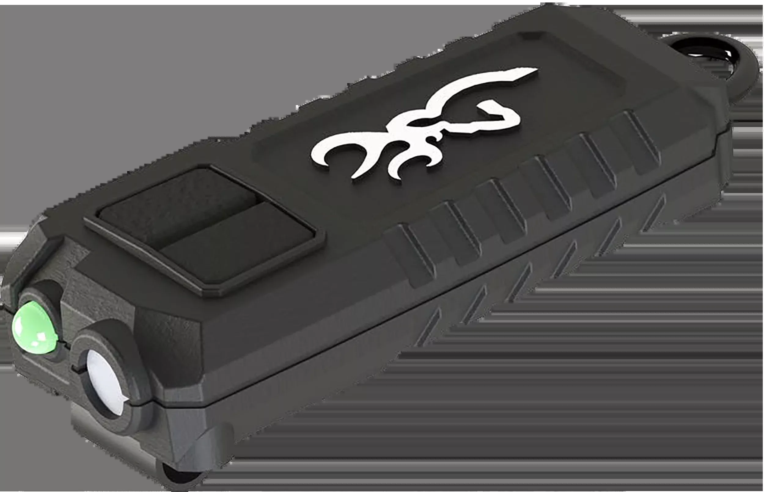 Browning Trailmate USB Rechargeable Keychain/Cap Light, 7–360 Lumens, Black, White/Green LEDs, 3715015