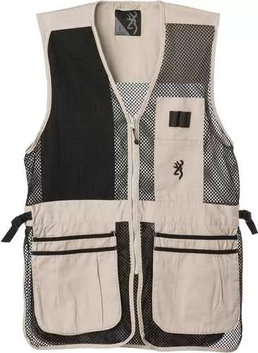 Browning Trapper Creek Vest Black/Tan Large 3050268903