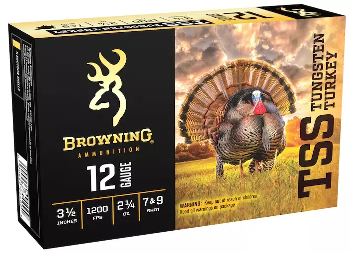 Browning TSS Turkey Ammunition 12 Gauge Non-Toxic Tungsten Shot