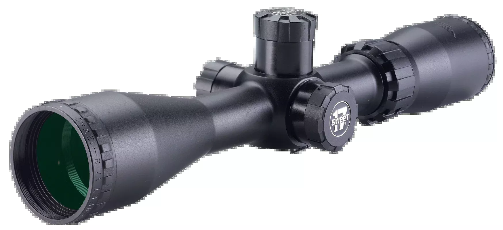 BSA Sweet 17 SP 3-12x40 Rifle Scope, 1-Inch Tube, 30/30 Duplex, Matte Black, Side Parallax S17312X40
