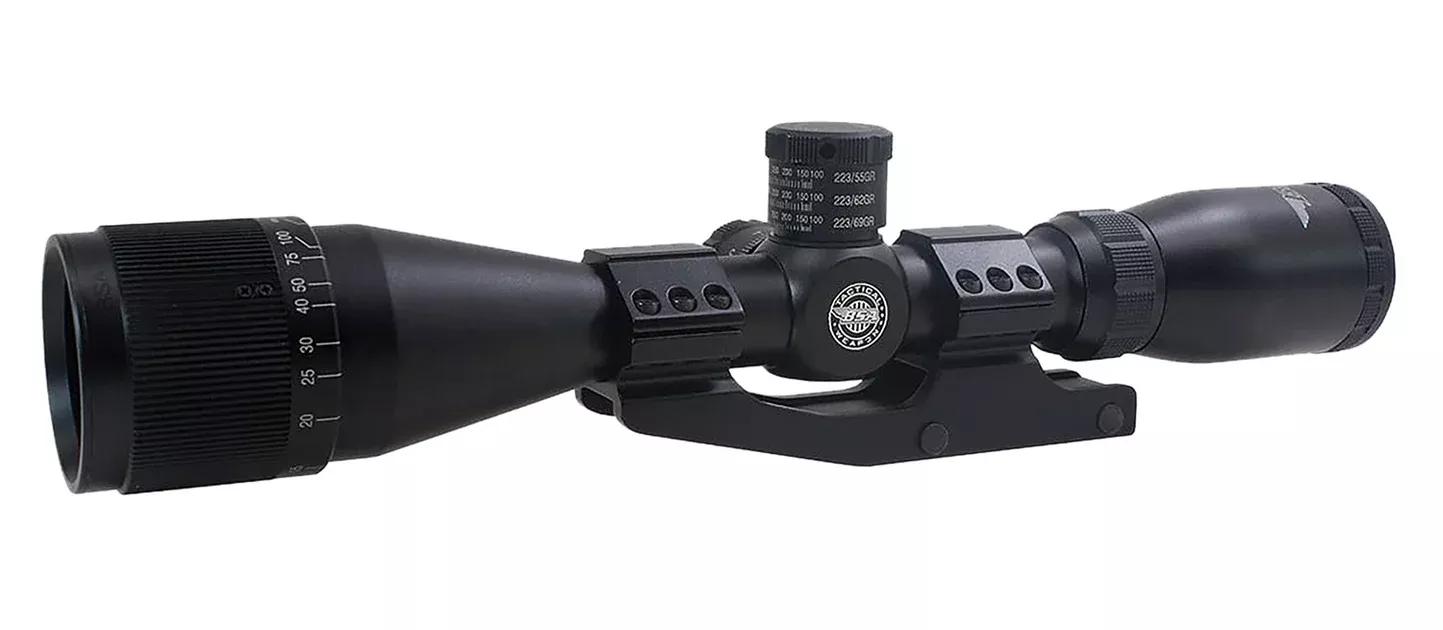 BSA TW312X40W1PMTB Tactical WeaponMatte Black 3-12x40mm Mil-Dot AO Reticle
