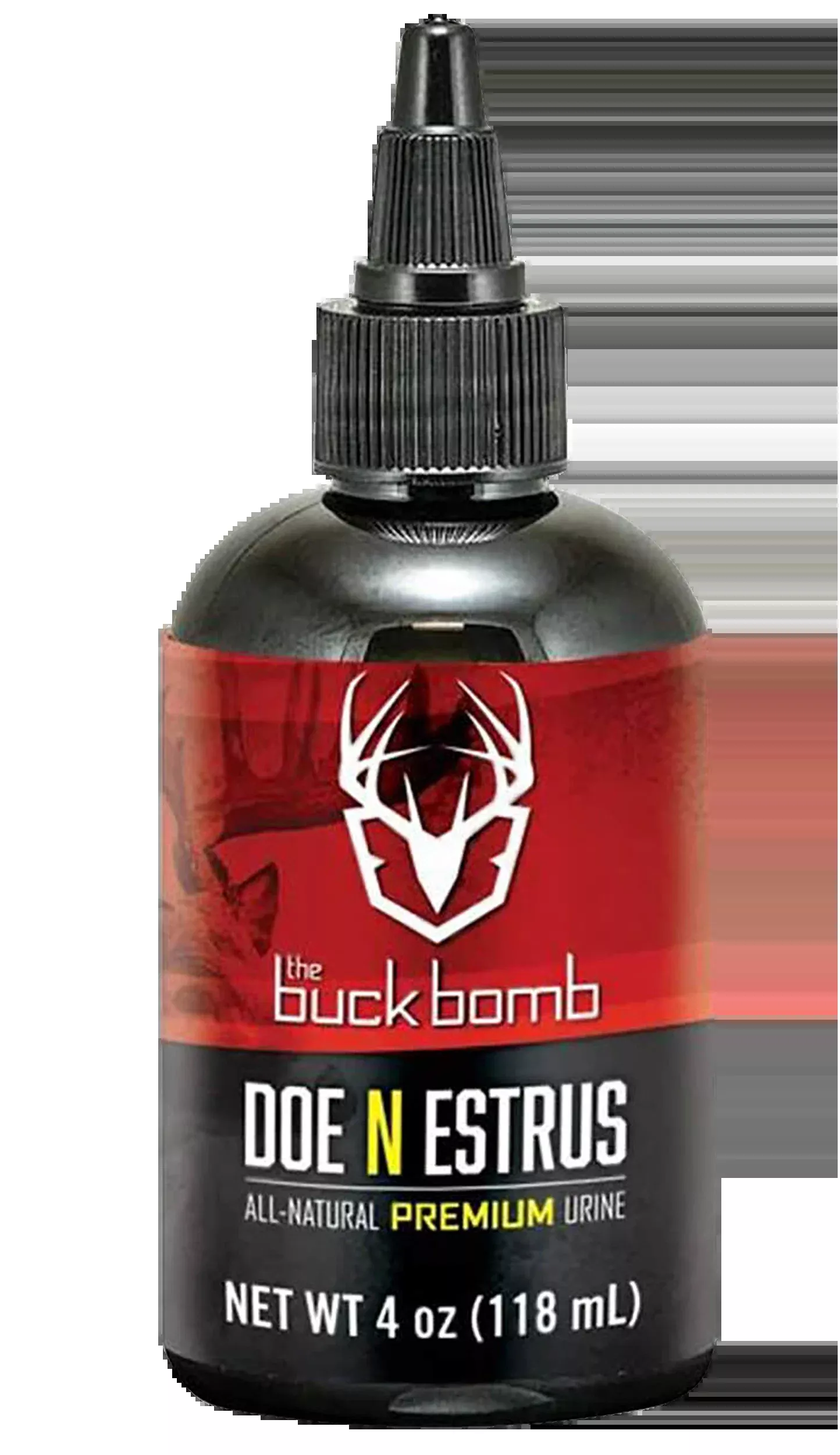 The Buck Bomb Igniter Doe 'N Estrus Deer Attractant, 4 oz Squeeze Bottle Premium Urine, 200008