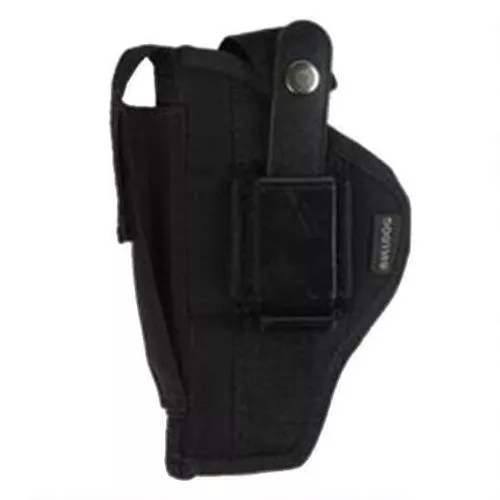 Bulldog FSN7 Extreme OWB Black Nylon Belt Loop/Clip Fits S&W M&P/2-4" Standard Auto/Glock 19 Ambidextrous