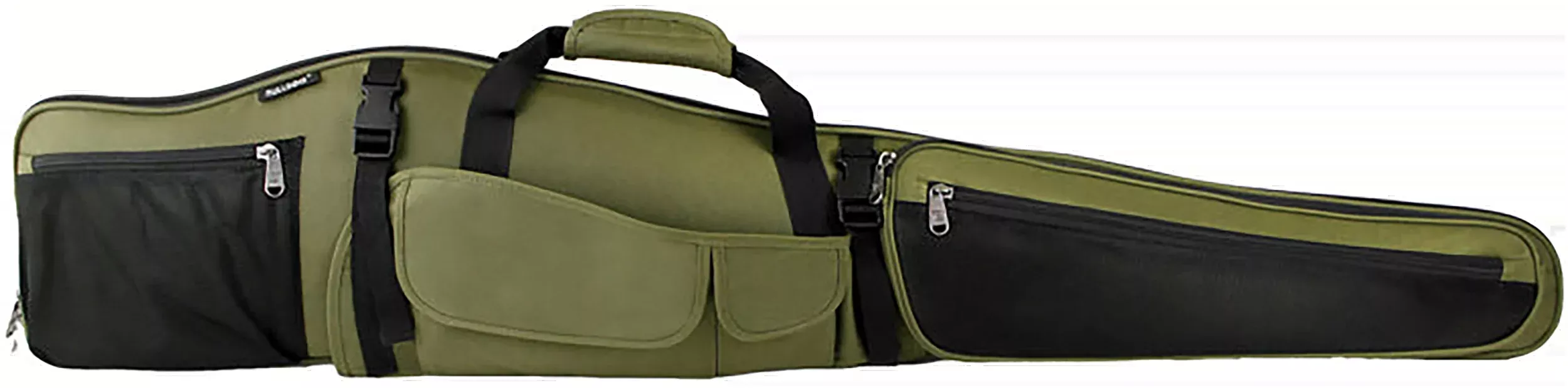 Bulldog Hunter Series 52-Inch Scoped Shotgun Case, Green/Black Poly Oxford Nylon, BD355