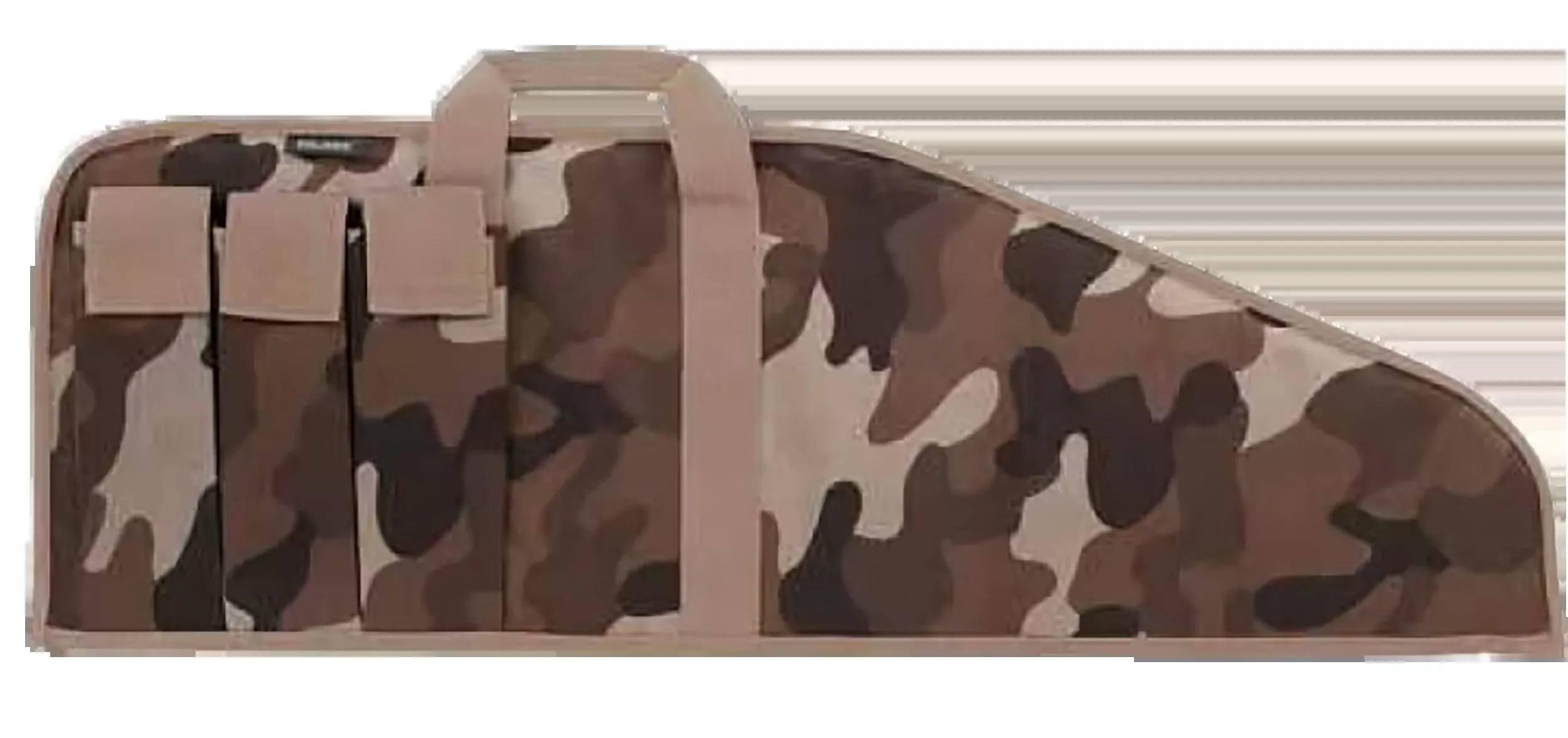 Bulldog Pit Bull 38-Inch Tactical Rifle Case, Throwback Camo, Floatable & Water-Resistant, 3 Mag Pouches BD49938TBC