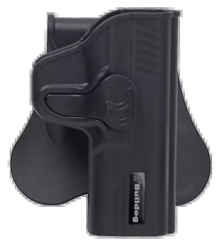 Bulldog Rapid Release Outside-the-Waistband Holster, Black Polymer Paddle, Fits Taurus GX4, Right Hand, RRTGX4