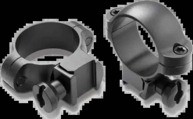 Burris Rimfire and Airgun Rings 1" Medium Gloss Black Steel - .22 Grooved Receiver