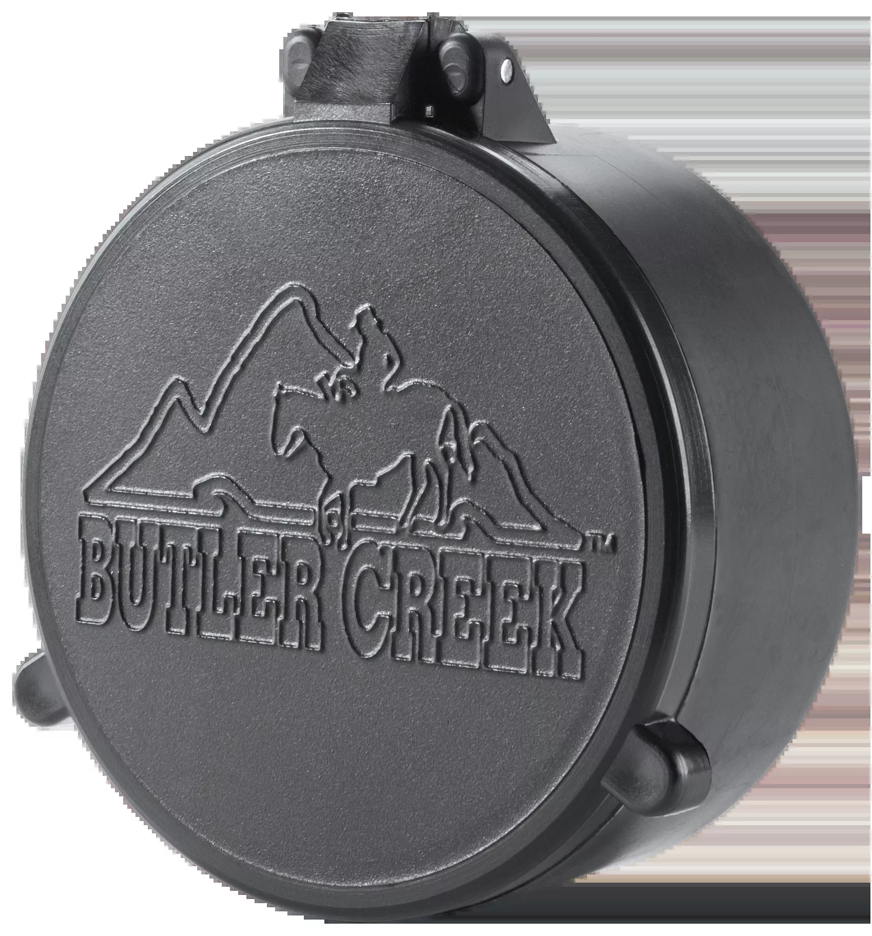 Butler Creek 30200 Flip-Open Objective Scope Cover 43.20mm Size 20 Slip On Polymer Black