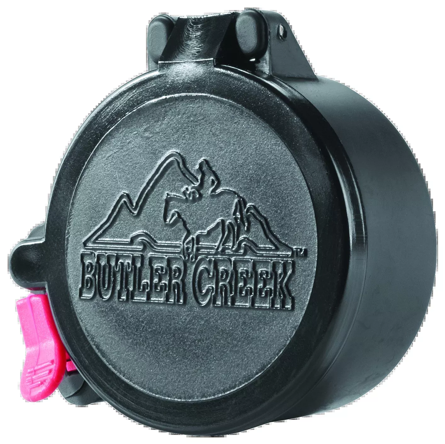 Butler Creek Flip-Open Eyepiece Scope Cover, Size 05, 1.43 in (36.40 mm), Black Polymer, 20050