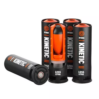 ByrnaKINETIC Less Lethal 12 Gauge Rounds - 10ct