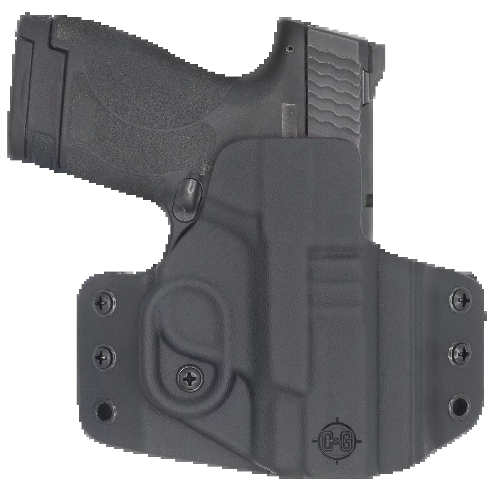 C&G Holsters Covert OWB Kydex Holster, Belt Loop, fits S&W M&P Shield 9/40 3.1 in – 0524100