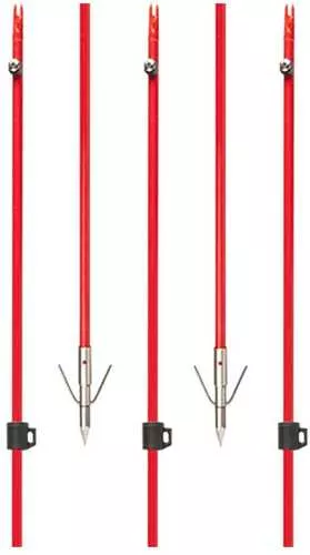 Cajun Bowfishing Fiberglass Arrow With Piranha Long Barb XT