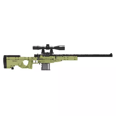 Caliber Gourmet Building Blocks Sniper Rifle Toy