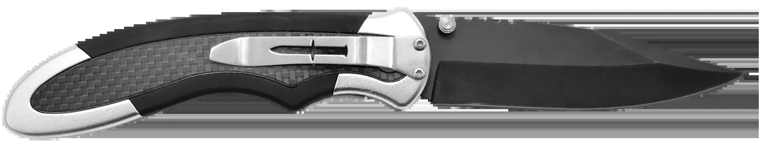 Camillus Chameleon Folding Knife, 3.5 in AUS-8A Drop Point, Carbonitride Titanium, Carbon Fiber/Aluminum — 19079