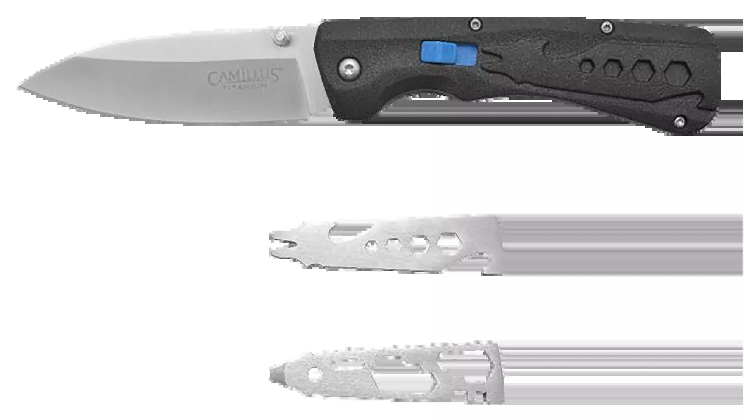Camillus Inject Folding Knife with Titanium-Bonded 3.5-inch 420 Stainless Blade & Handle-Stored Multi-Tools 19368