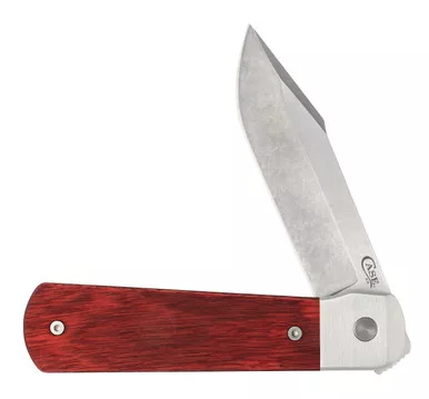 Case Bridgeline Series Longhouse Front Flipper Knife - 2.87" CPM-20CV Clip Point Blade, Rosewood Handles with Aluminum Bolsters, Liner Lock - 50909