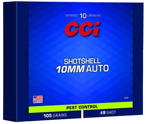 CCI 3710 Pest Control10mmAuto 105gr 10 Per Box/20 Case