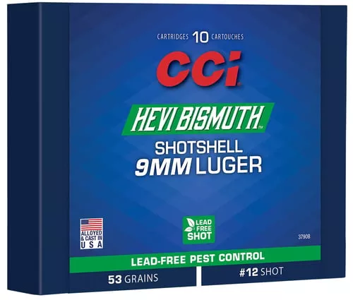 CCI 9MM LUGER BISMUTH SHOTSHELL 10/20