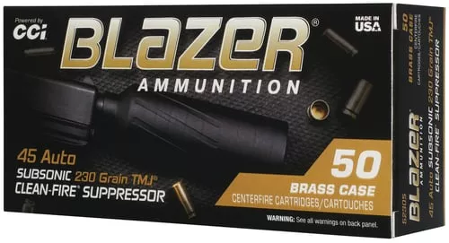 CCI BLAZER BRASS 45ACP SUP 230GR TMJ