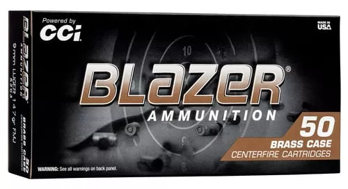 CCI BLAZER BRASS 9MM SUPRS 147GR TMJ