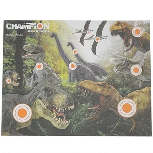 Champion 01003797 Dinosaur Hunt Practice Target, 11" X 14"