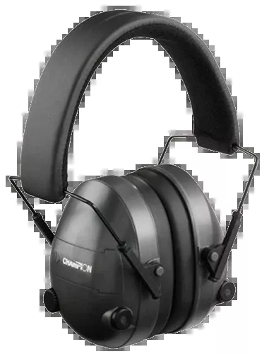 Champion Targets 40974 Electronic Muffs 25 dB Over the Head Black