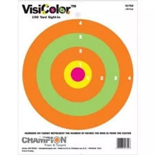 Champion Traps and Targets Visicolor 8" Bull 41752