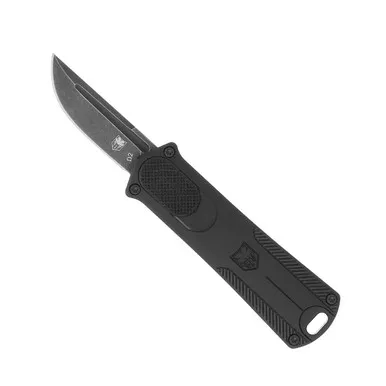 CobraTec California OTF Knife - Drop Point Blade - 1.75" D2 Drop Point Blade, Aluminum Handles, California Compliant