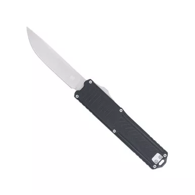 CobraTec Knives Ranger OTF Knife - 3.25" D2 Drop Point Blade, Black G10 Handles