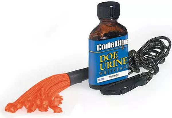 CODE BLUE Scent Drag System with Whitetail Doe Urine, Rugged High-Absorbency Drag – OA1036