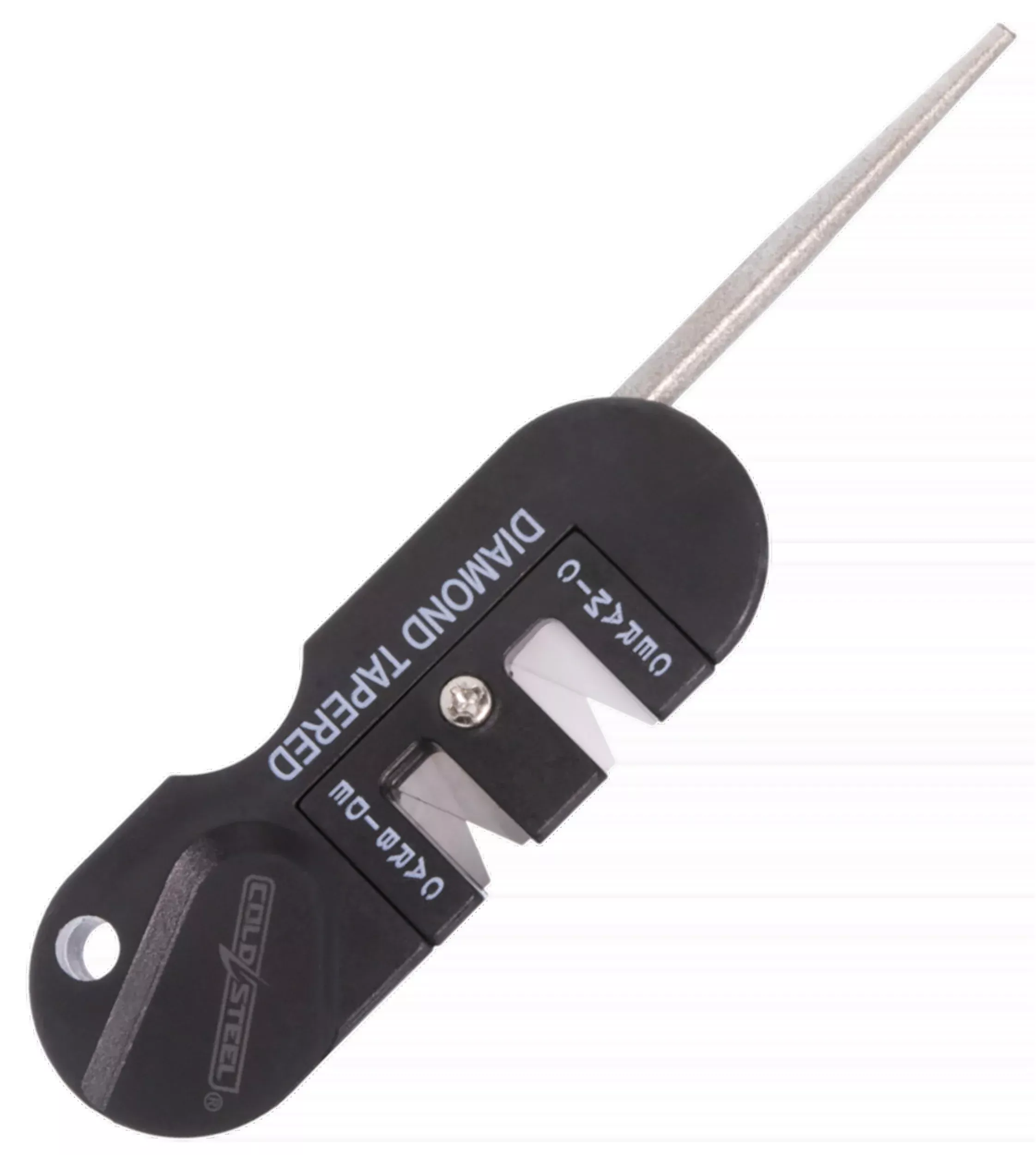 Cold Steel 3-in-1 Knife Sharpener with Carbide & Ceramic Slots, Diamond Rod – CSKS31SCDR
