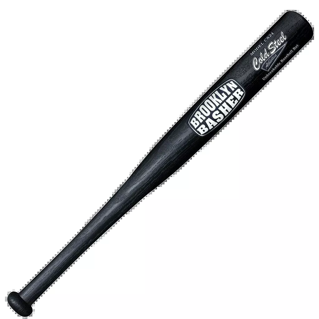 Cold Steel Brooklyn Basher Polypropylene Baseball/Self-Defense Bat, 24-inch, Black, CS92BSB
