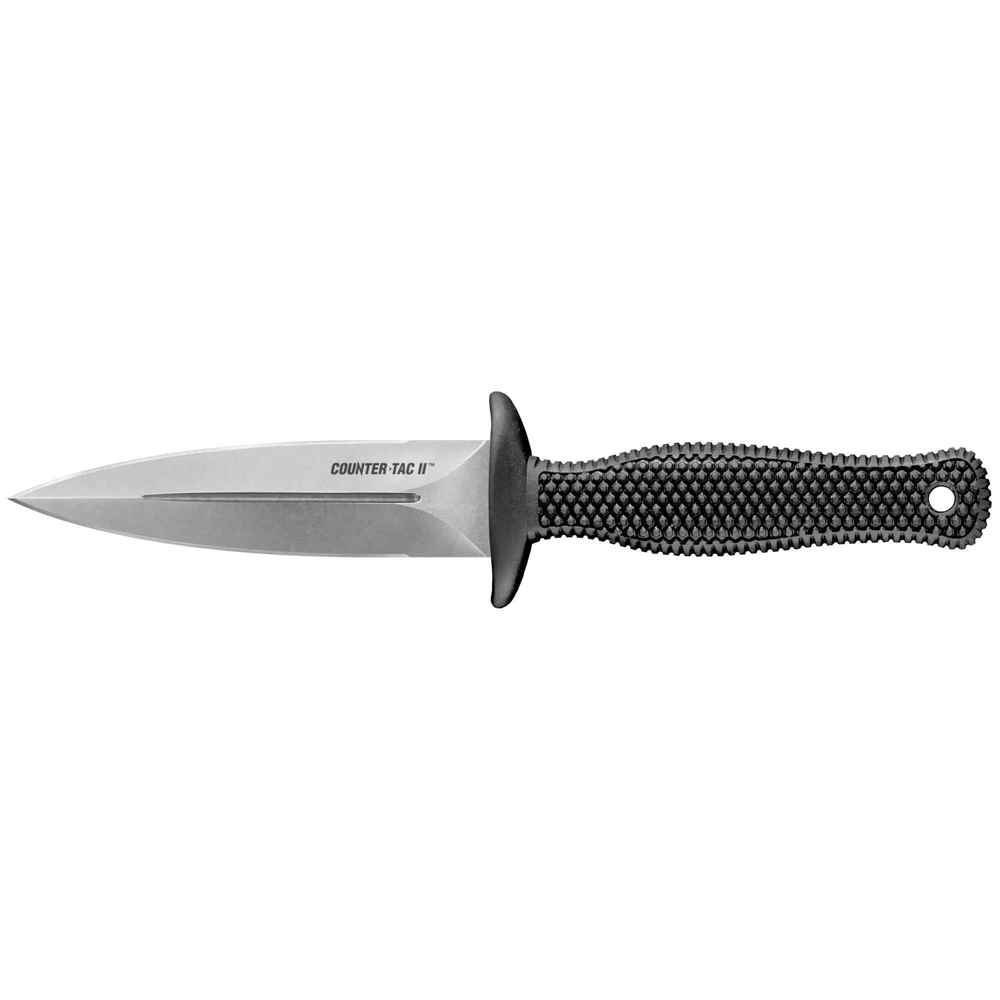 Cold Steel Counter Tac II Fixed Blade Boot Knife, AUS 8A, Secure-Ex Sheath, Stonewash - CS-10BCTM