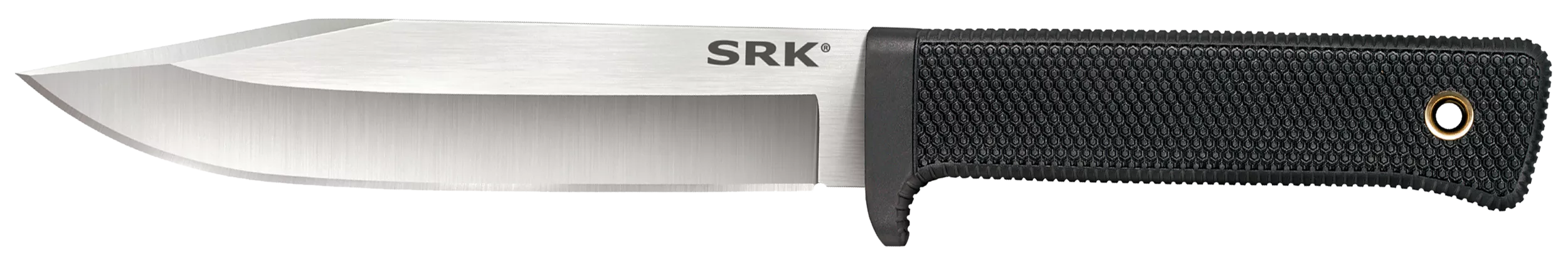 Cold Steel CS38CKE SRK6" Fixed Clip Point Plain 3-V Steel Blade, 4.75" Black Textured Kray-Ex Handle