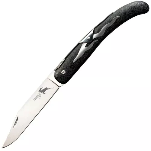 Cold Steel Kudo Lite Folding Pocket Knife, 4.25-Inch Clip Point Blade, Black Zy-Ex Handle COLCS20KJ