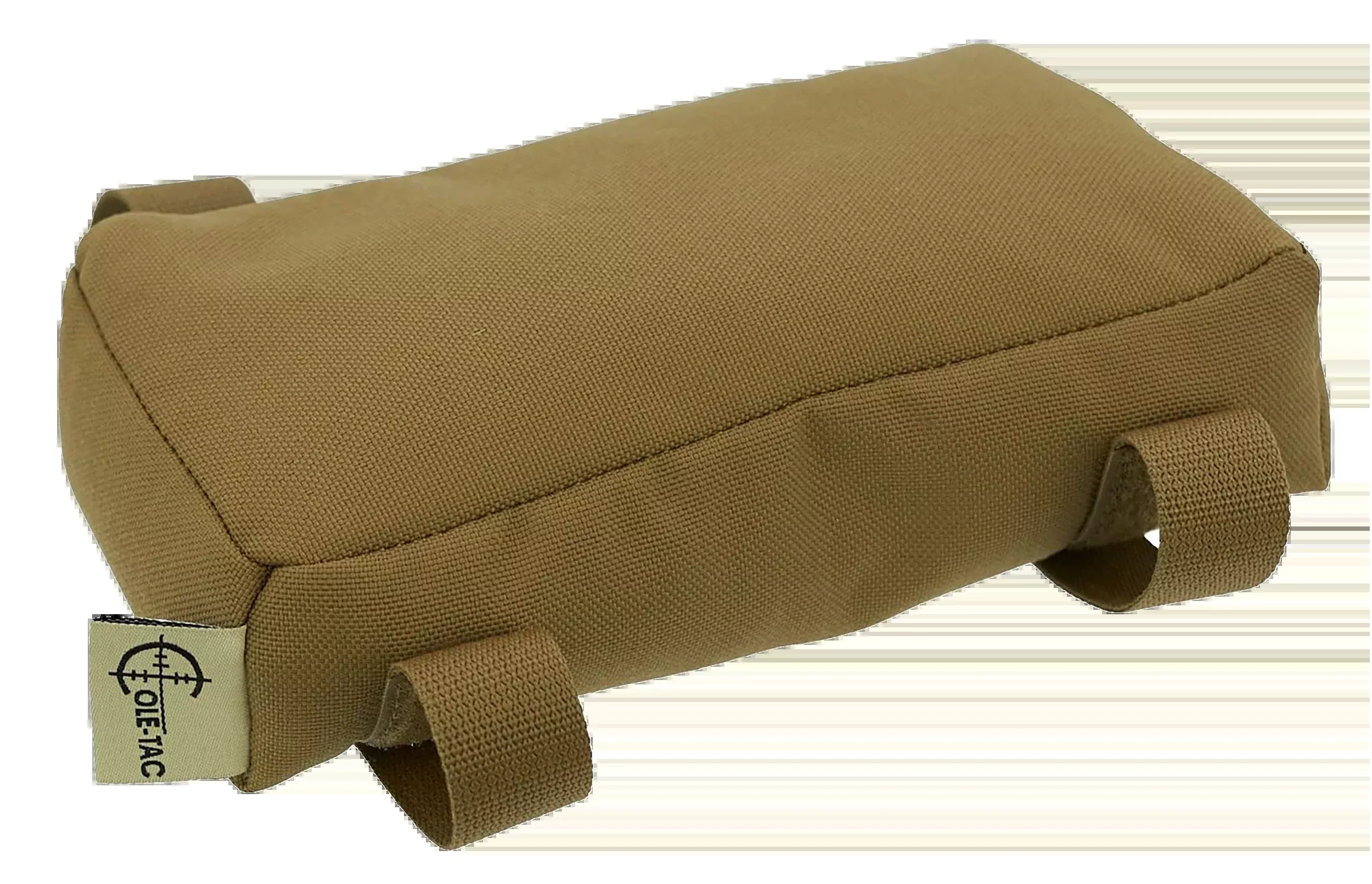 COLE-TAC Flat Bag Rifle Support, Prefilled Cordura Nylon, Coyote Brown, Backbone Compatible FB204