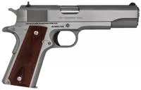 Colt Classic 1911 Series 70 Government Model .45 Acp Semi Auto Pistol 5 " Barrel 7 Round Fixed Sights Rosewood Grips Stainless Steel Finish