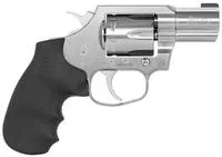 Colt Mfg Kcobrasb2bbs King Cobra Carry 357 Mag 6rd Shot 2 " Brushed Stainless Steel Frame, Black Hogue Rubber W/Finger Grooves Grip