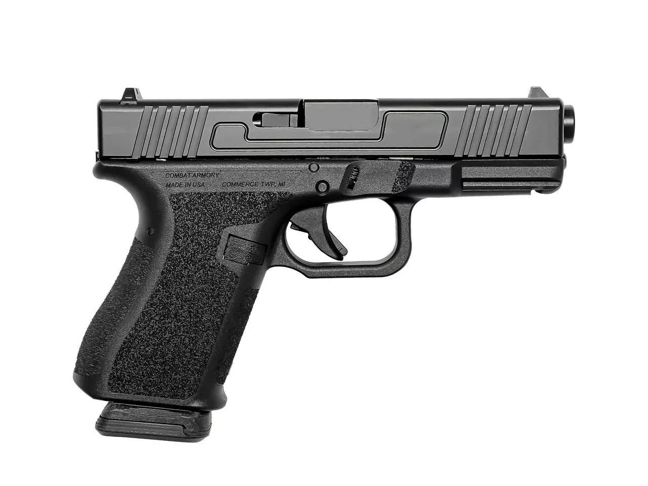 Combat Armory CA19 9mm- Compatible With Gen 3 Glock 19 Parts & 10 15rd mags