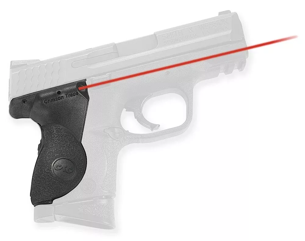 Crimson Trace 0121201 LasergripsBlack Red Laser S&W M&P Compact