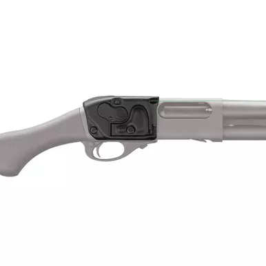 Crimson Trace LS-870G Lasersaddle Green Laser Sight Fits Remington 870 / Tac-14 12 Gauge Shotguns Matte Black