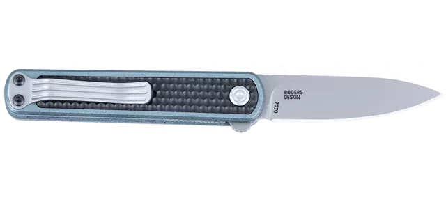 CRKT 7070 PupEDC 2.09" Folding Plain Bead Blasted AUS-10A SS Blade, GRN Handle