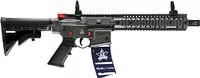 Crosman Cfar1fp Full Auto R1 Fallen Patriots Co2 4.5mm 25rd Shot Black Black Receiver Black 6 Position With Pistol Grip Stock