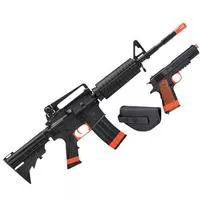 Crosman Defender Strike Airsoft Aeg Rifle & Pistol Kit