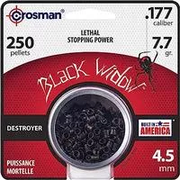 Crosman Premier Cbw776p Black Widow .177- Caliber Pellets (250- Count)