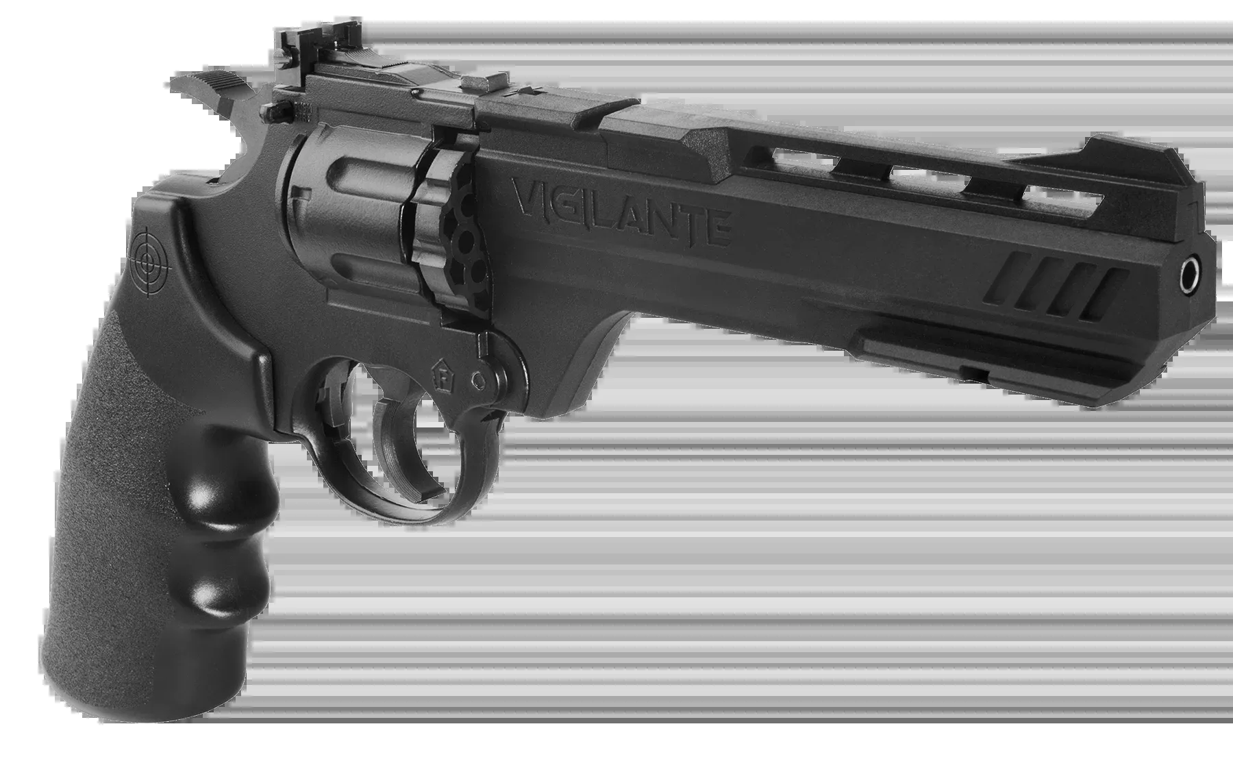 Crosman Vigilante CO2 .177 Pellet/BB Air Pistol Revolver w/ 6in Rifled Barrel, CCP8B2