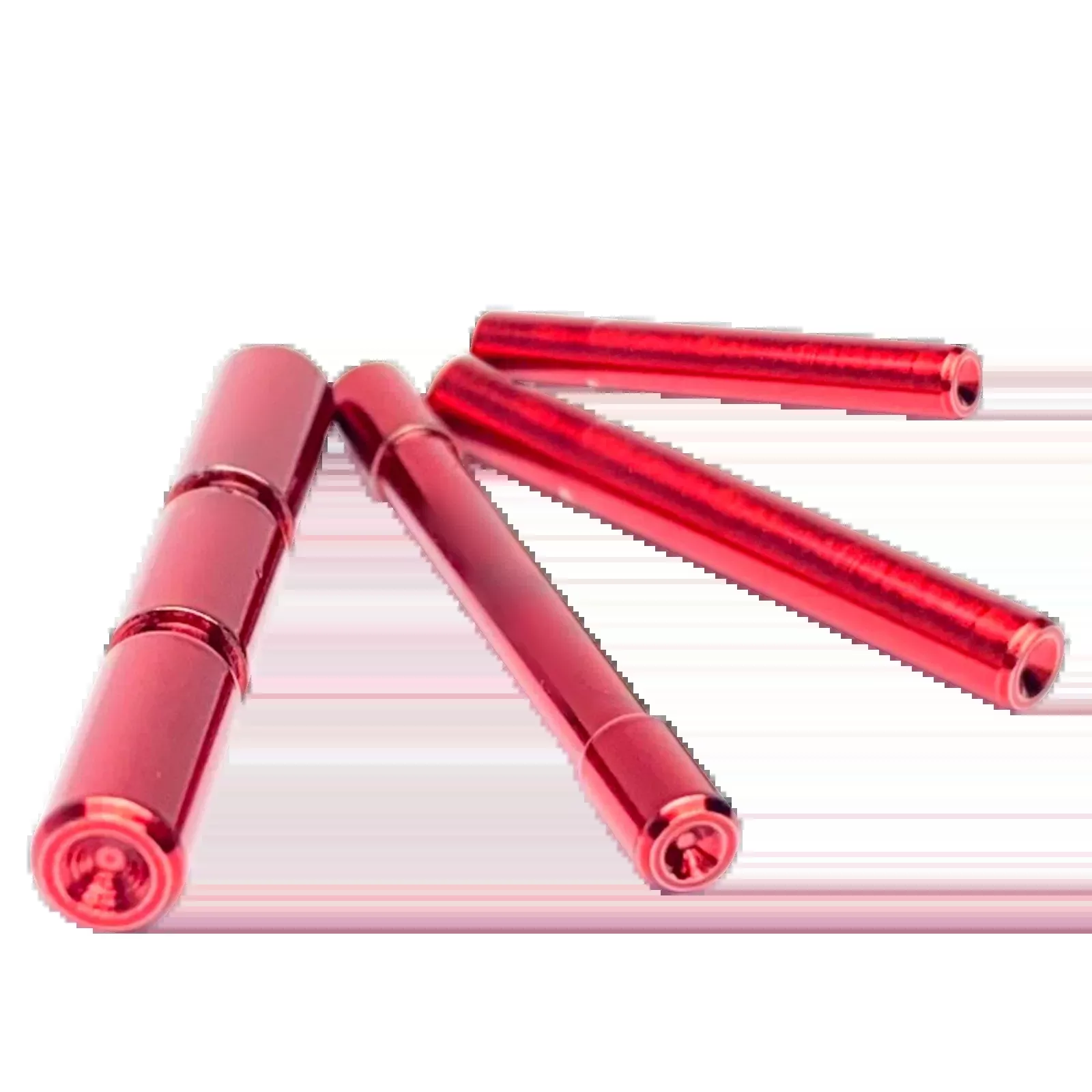Cross Armory Dimpled Extended 4-Pin Set for Glock Gen4, 4140 Steel Red Finish CRG4PSRD